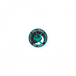 Hull Seals Code Teal Roundel Bubble-free stickers